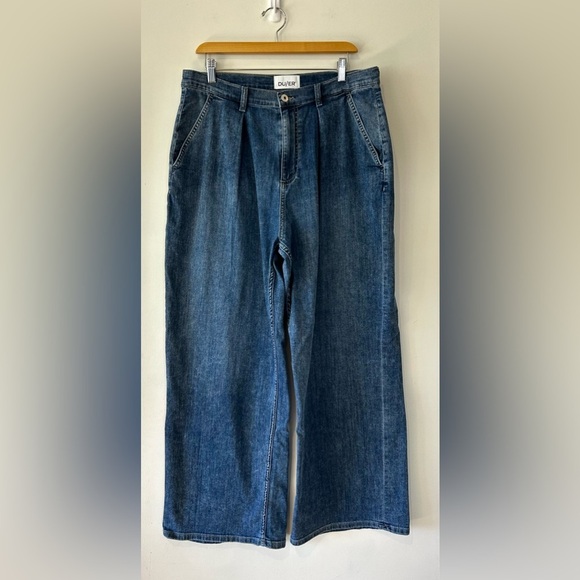 DU/ER Performance Denim Lite Pleated Pant - Slate Indigo - Picture 5 of 12